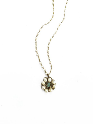 Danielle Welmond |  Woven Pear Flower Necklace