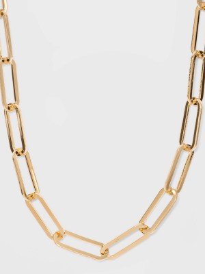 Sugarfix By Baublebar Link Chain Statement Necklace - Gold