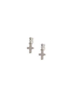 Cross Drop Earrings*