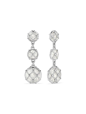 Isola Triple Drop Earrings With Mother Of Pearl