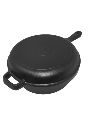 Westinghouse Cast Iron 3-quart Seasoned Dutch Oven With 10.25-inch Skillet Lid