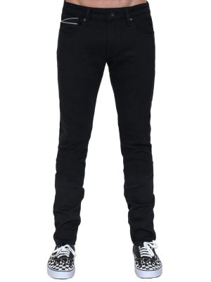 Rocker Slim Denim Jeans In Black