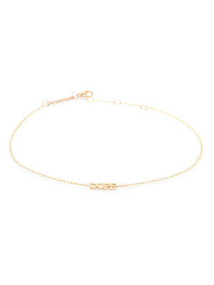 14k Itty Bitty Dope Anklet