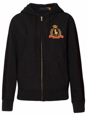 Polo Ralph Lauren Logo Embroidered Zipped Hoodie