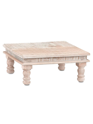 Currey & Company Kenton Tea Table - Square