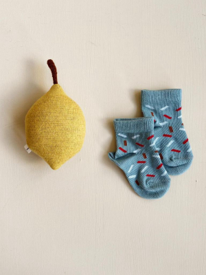 Organic Cotton Socks Cloud Confetti