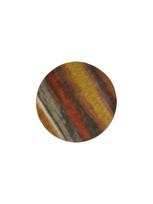 Elements Odin Round Rug - Multi