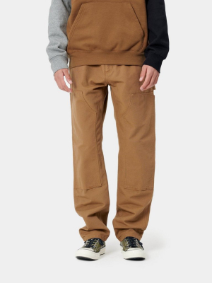 Carhartt Wip Ruck Double Knee Pant, Hamilton Brown Rinsed