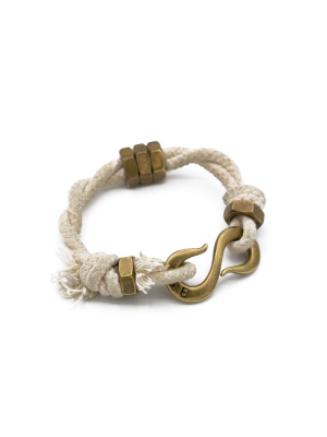 Solid Rope S Hook Bracelet