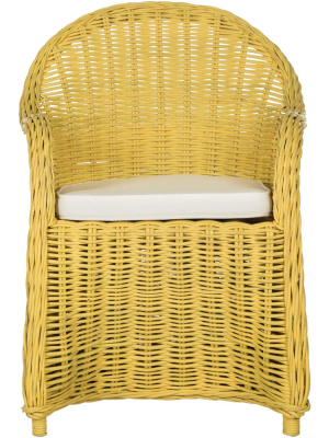 Callista Wicker Club Chair - Safavieh