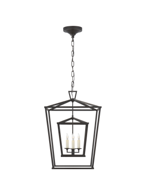 Darlana Medium Double Cage Lantern In Various Colors