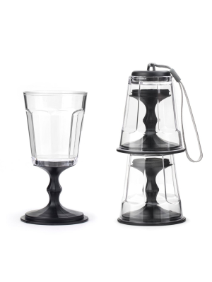 Stacking Wine Glass Set Of 2
