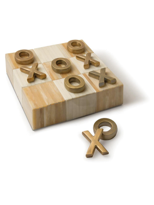 Regina Andrew Tic Tac Toe - Flat With Brass