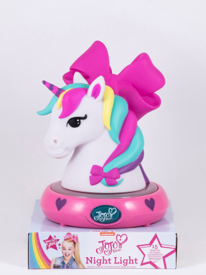 Jojo Siwa Unicorn Led Nightlight Pink