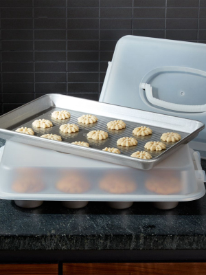 Usa Pan 4-piece Bakeware Set With Lids