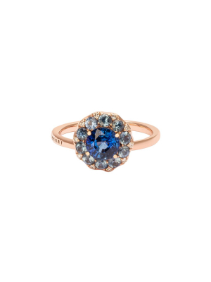 Beirut Blue Sapphire Ring - 11mm