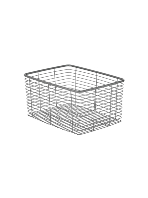 Mdesign Metal Wire Food Organizer Storage Bin