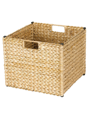 Household Essentials Banana Leaf Cube Storage Basket Natural