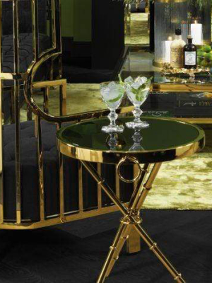 Eichholtz Omni Side Table - Gold & Black