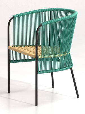 Verro Green Outdoor Dining Chair