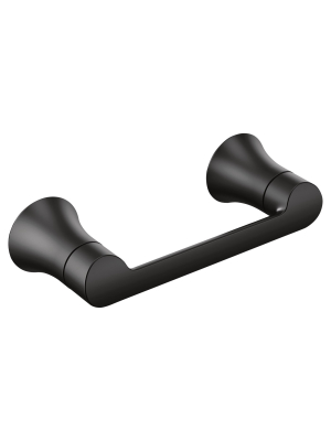 Moen Yb0208 Doux Wall Mounted Double Post Toilet Paper Holder - Matte Black