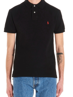 Polo Ralph Lauren Logo Embroidered Polo Shirt