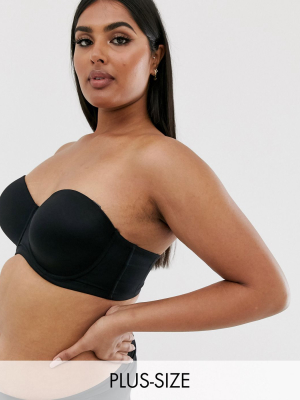 City Chic Adore Black Multi-way Strapless Bra