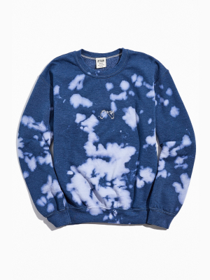 Promise Icon Spot Tie-dye Crew Neck Sweatshirt