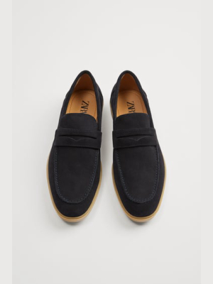 Leather Athletic Loafers