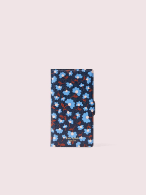 Sylvia Party Floral Iphone 11 Pro Magnetic Wrap Folio Case