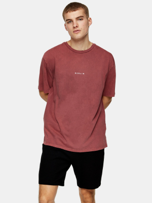 Burgundy Berlin T-shirt