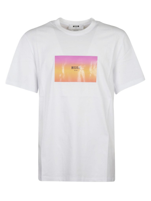 Msgm Printed T-shirt