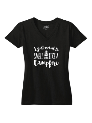 I Just Want To Smell Like A Campfire Tshirt