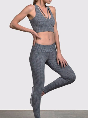 Track & Bliss Honeycomb Textured Legging