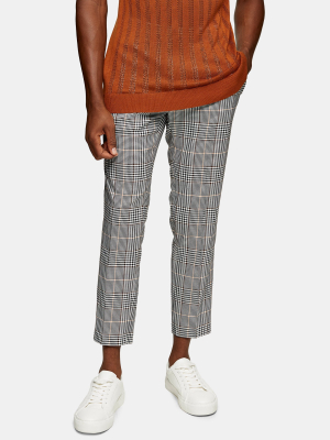 Brown Check Pants