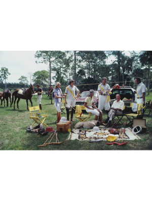 Slim Aarons "polo Party" Photograph