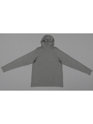 Hanes Men's Hooded Athletic Pullover - Light Gray Heather