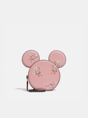 Disney X Coach Minnie Mouse Coin Case With...