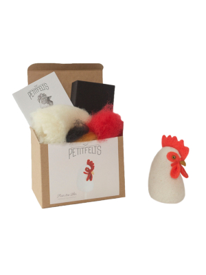 Hen Needle Felting Kit