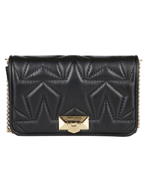 Jimmy Choo Helia Quilted Star Clutch Bag