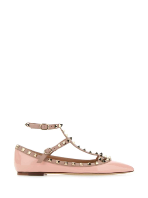 Valentino Garavani Rockstud Caged Ballet Flats