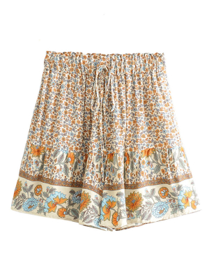 'shannon' Floral Printed Shorts