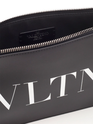 Valentino Vltn Printed Toiletry Bag