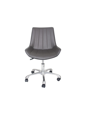 Mack Swivel Office Chair Grey