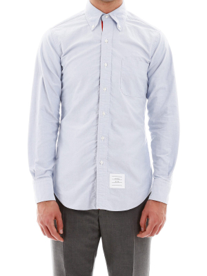 Thom Browne Logo Patch Oxford Shirt