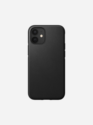 Modern Leather Case | Non-magsafe | Iphone 12 Mini | Black