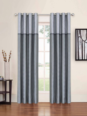 Arno Thermalayer Blackout Curtain Panel Gray - Eclipse