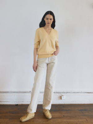 Easy Fit  Pant In Natural