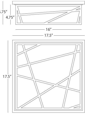 Bond Flush Mount In Various Finishes & Shades