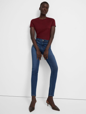 J Brand Sophia Mid-rise Super Skinny Jean In Limitless Stretch Denim